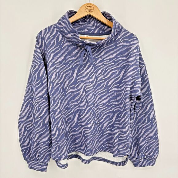 NWT Anthropologie Daily Practice Drawstring Funnel Neck Sweatshirt, Small, Yoga - Picture 2 of 9